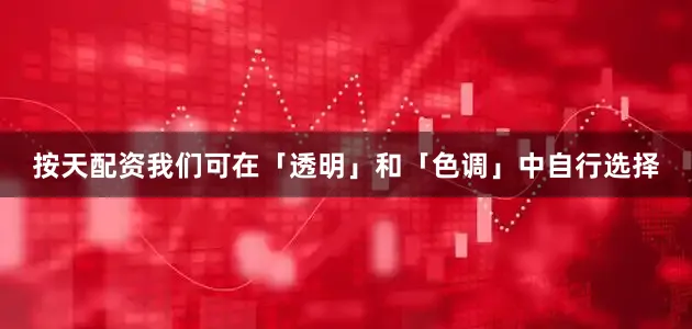 按天配资我们可在「透明」和「色调」中自行选择